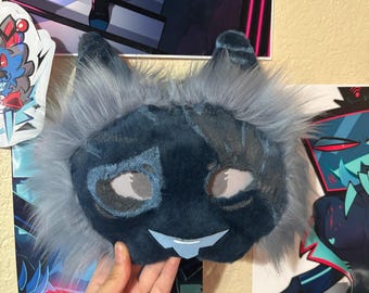 Blue kitty mask