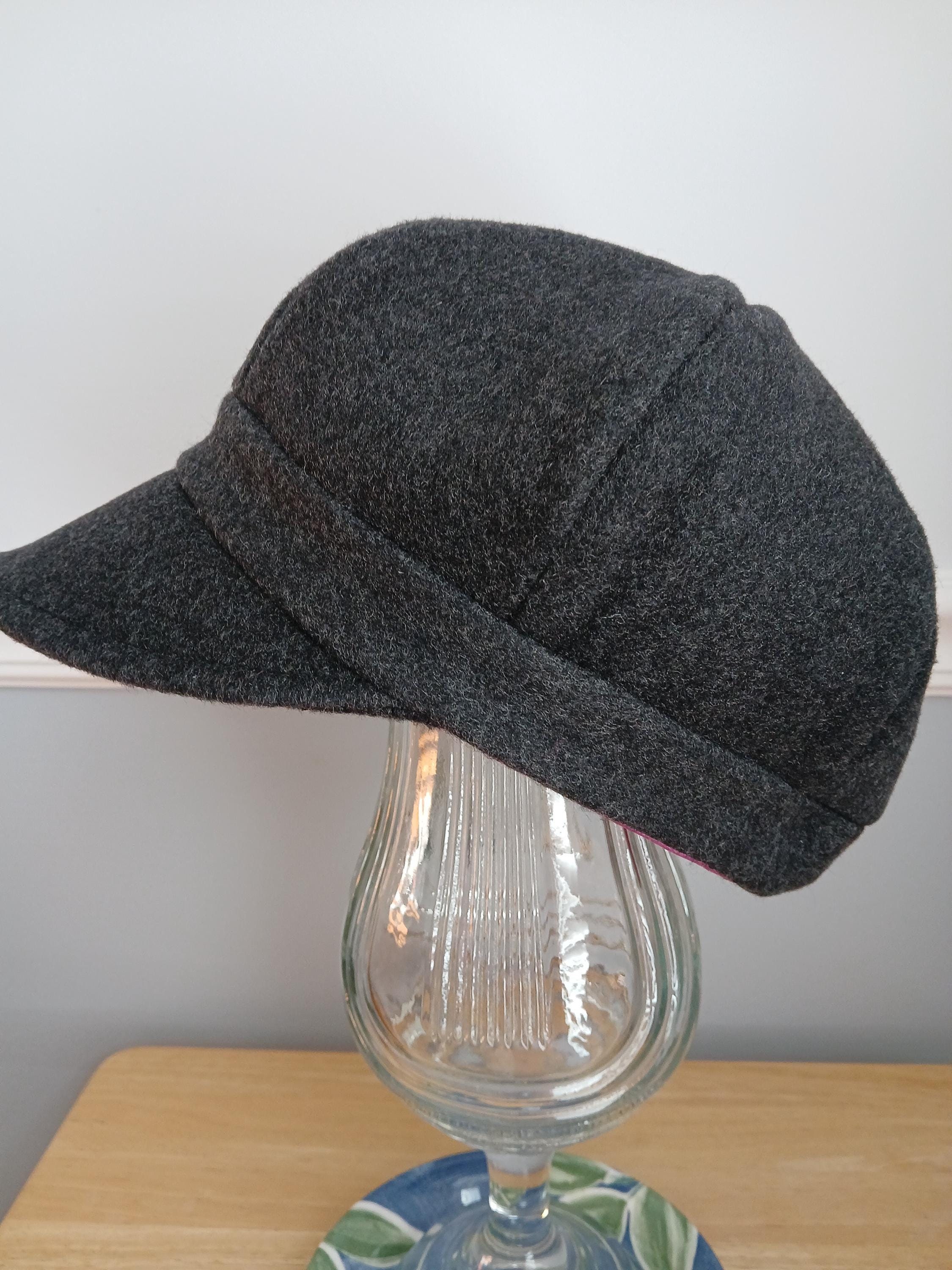 Upcycled Wool Cashmere Blend Newsboy Cap for Men or Women Made in Scotland Cashmere Mens Newsboy Flat Cap, 20  main image 2