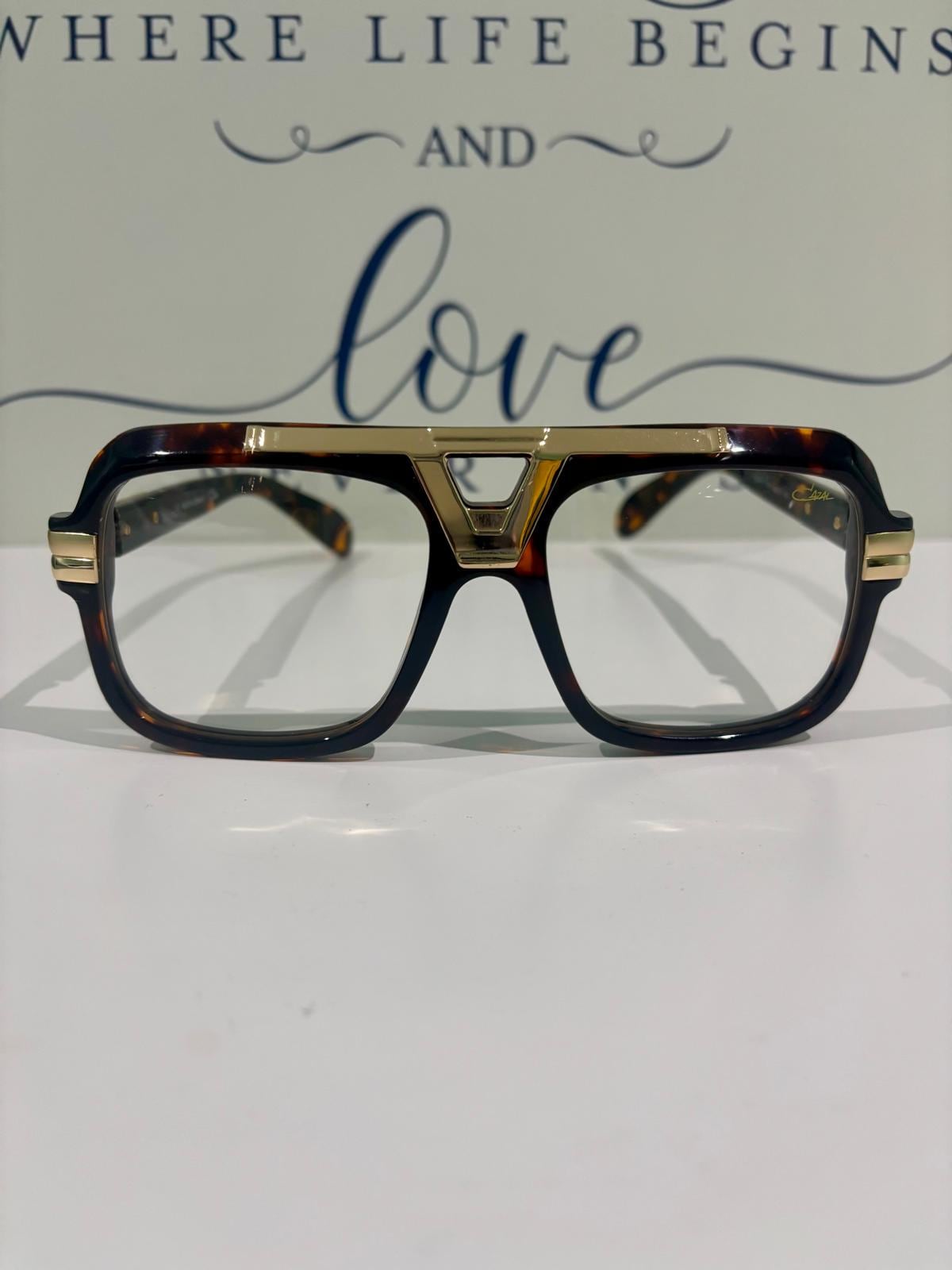 Vintage CAZAL 664 Tortoise Black Frame: Clear Lens Glasses For Men, Thanksgiving Day Gift