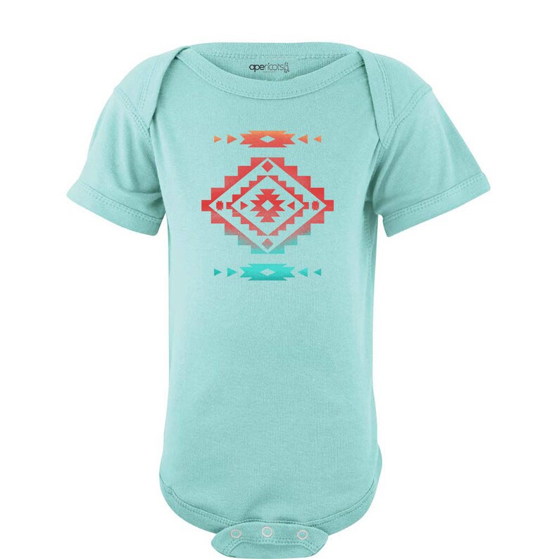 Tribal Baby Bodysuit Aztec Print Newborn Baby Clothes Etsy