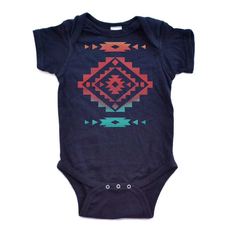 Tribal Baby Bodysuit Aztec Print Newborn Baby Clothes Etsy