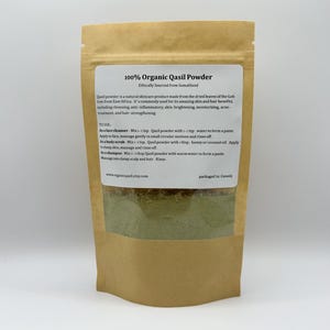 Organiczny proszek Qasil – 50 gramów/2 uncje Etycznie pozyskiwany z Somalilandu | Całkowicie naturalny środek czyszczący | Proszek Qasil/Sidr|