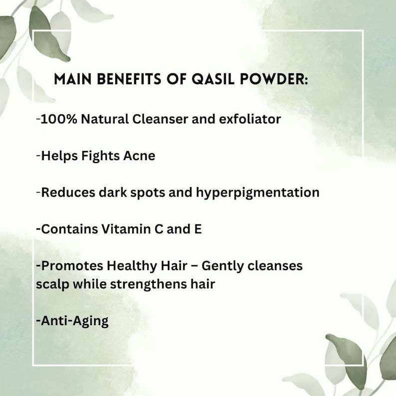 Organic Qasil Powder-50grams/2 Oz Ethically Sourced From Somaliland ...