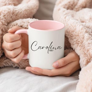 Personalized Mug, Custom Coffee Mug, Name Mug, Personalized Gift, Customizable Mug, Gift for Coffee Lover. 11 oz / 15 oz.