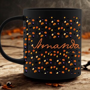 Personalized Coffee Mug: Custom Name Gift, Glossy Ceramic