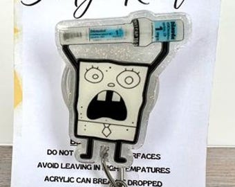 Doodle Bob Dilaudid Badge Reel, Medical Badgereel, Nurse Badge Reel, Funny Badge Reel, Me Hoy Minoy Badge, Teacher Badge, Cute Badge Holder