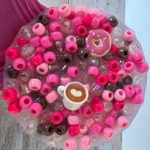 Coffee and Donut Picky Pad, Anxiety Solution, Fidget Pick Pad, Anxiety, Dermatillomania, ADHD, Skin Picking, Stress Relief, Pick Pad