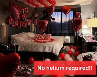 DIY Balloon Kit Birthday Hotel Room Surprise Setup Decor | Surprise ...