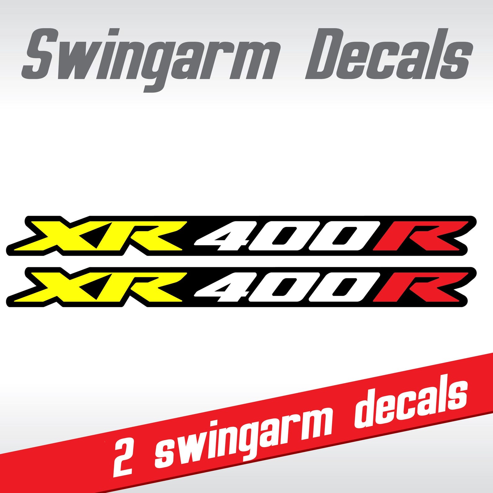 XR400R Swingarm Decals Stickers Honda XR 400R - Etsy