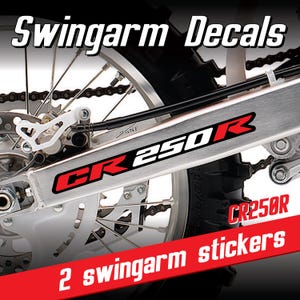 CR250R CR 250R swingarm graphics