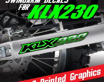 KLX230 Graphics Swingarm decals stickers fits Kawasaki KLX 230 230L