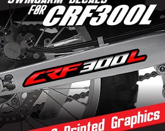 CRF300L Graphics swingarm decals stickers for Honda CRF 300L