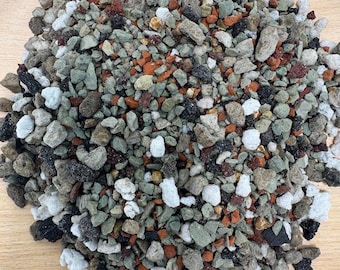 1 Gallon | Chunky PON Soil-Free Mix | Semi-Hydroponics Mineral Substrate | Pre-Rinsed