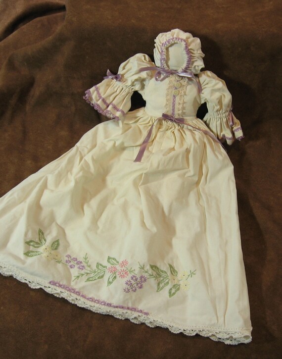 Items similar to Pillowcase Doll made from a Vintage Pillow Case on Etsy