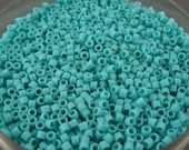 AIKO Precision Cylinder Beads Turquoise Matte Opaque 55F