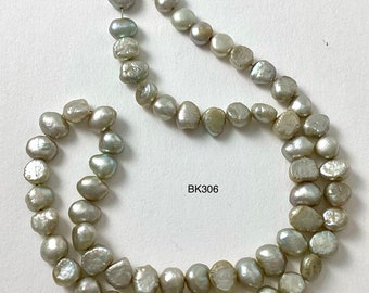 Vintage Freshwater Pearls - Light Silver