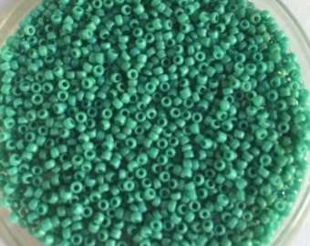 TOHO 15/0 Seed Beads -Turquoise Frosted
