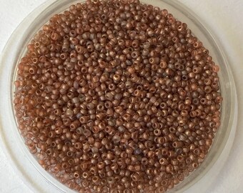 Vintage Italian Micro Seed Beads - Warm Taupe