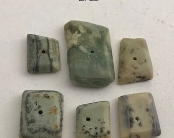Vintage Zuni Shards - 6 Stone Pieces