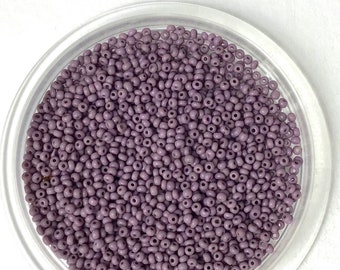 Vintage Italian Micro Seed Beads - Lavender