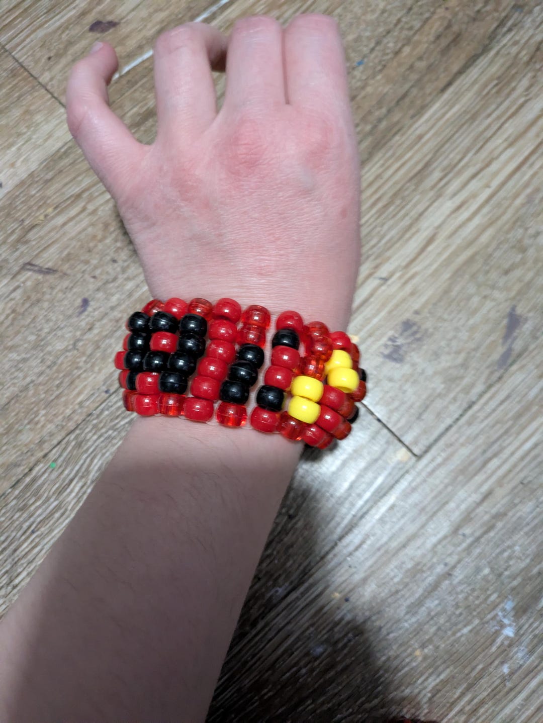 AC/DC Kandi Cuff - Etsy