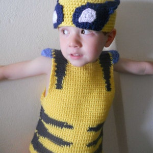 Wolvie *inspired* Vest with Hat and Gloves Halloween Costume Crochet Pattern size 2T-5T