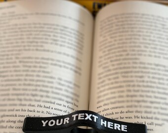 Custom 3D Printed Book Page Holder, One-Handed Reading