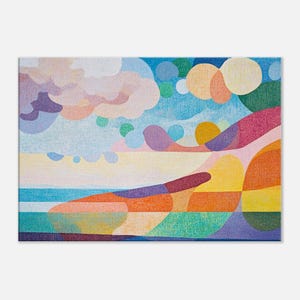 Canvas &quot;Abstract Seashore&quot;