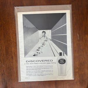 1956 - Jergens Lotion Deep Cleanser Ad - Original Vintage Collectible