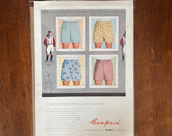 1955 - Jockey Coopers Men's Underwear Ad - Original Vintage Collectible