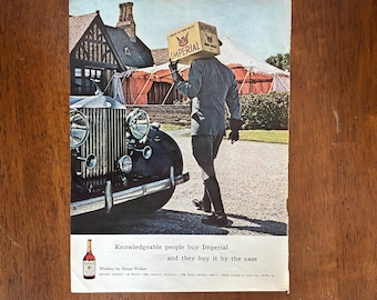 1963 - Imperial Whiskey - Hiram Walker Ad - Original Vintage Collectible