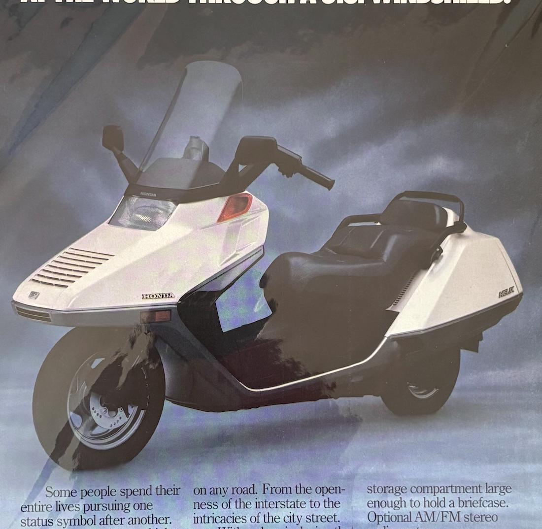 Poster Publicité d'époque Peugeot Scooter à vendre