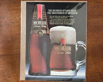 1986 - Michelob-bieradvertentie - origineel vintage verzamelobject
