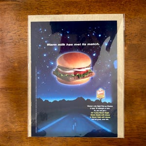 2003 - Wendy&#39;s Ad - Original vintage de collection