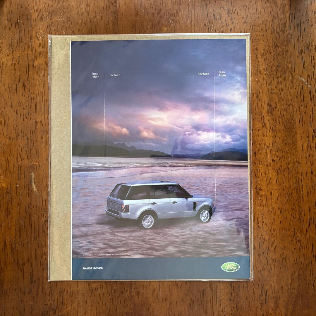 2004 - Land Rover Range Rover Ad - Original Y2k Collectible - Etsy