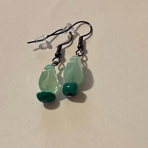 Jade earrings