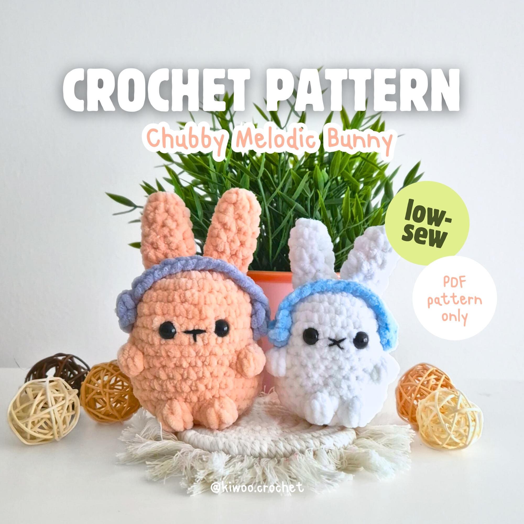Chubby Melodic Bunny Crochet Pattern