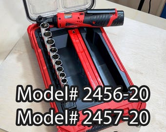 Milwaukee M12 Cordless Ratchet Packout Insert - Semi-Hollow | Fits Both 3/8" & 1/4"