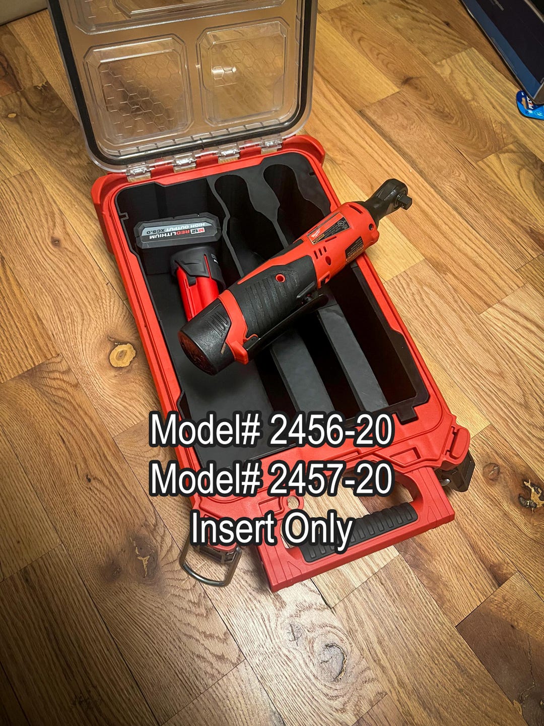 Milwaukee M12 Cordless Ratchet Packout Insert - Dual Storage | Fits ...