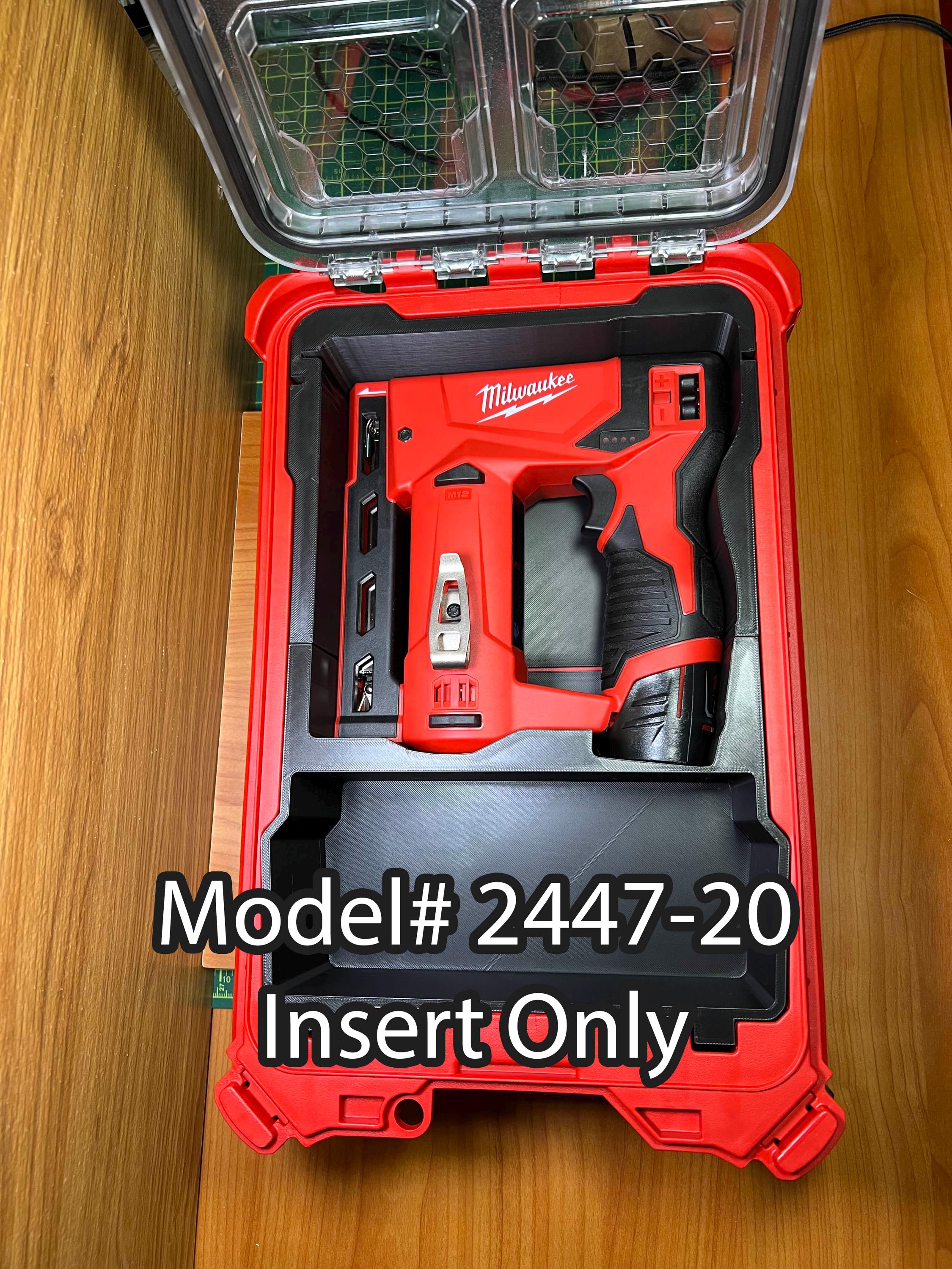 Milwaukee M12 T50 Stapler (2447-20) | Packout Insert - Etsy Canada