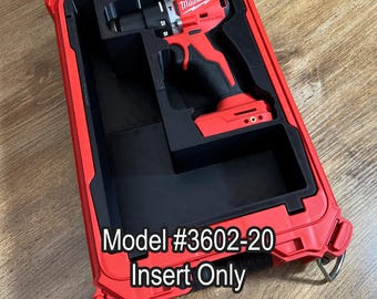 Milwaukee M18 Brushless 1/2" Hammer Drill (Model 3602-20) | Packout Insert