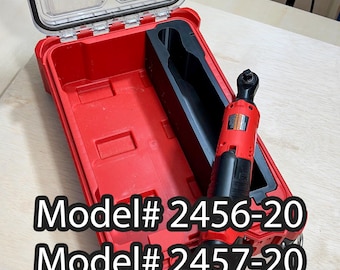 Milwaukee M12 Cordless Ratchet Packout Insert - Slim | Fits Both 3/8" & 1/4"