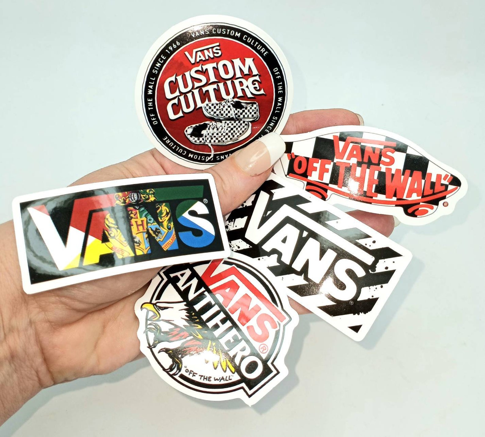 5 pc Set Vans Off The Wall Water Bottle Suitcase Laptop Etsy