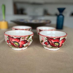 Moroccan handmade ceramic bowls