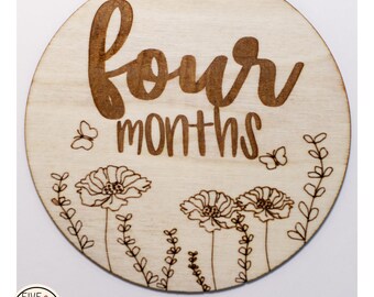 Rondas de hitos del bebé de Wildflower