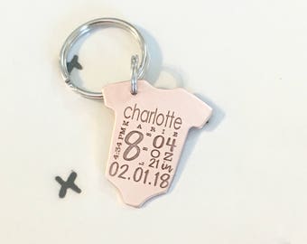 Baby Announcement | Baby Statistics | New Baby Gift | Mother's Day Present for New Parents | First Mother's Day Gift