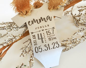 Baby's First Christmas Ornament | Baby Ornament | First Christmas | New Baby Gift | Unique Gift | Holiday Ornament | 2024 Ornament