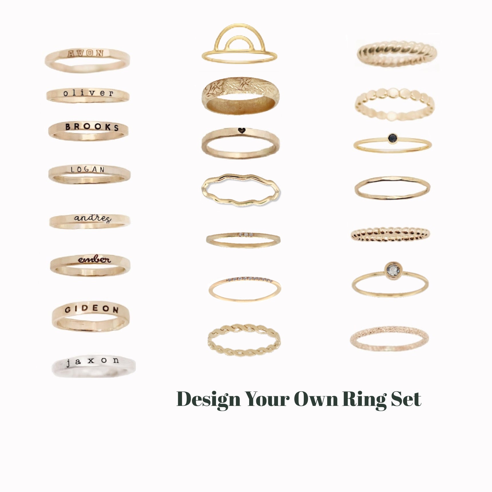 Ring types names sale