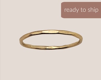 Very Skinny Stackable Stacking Ring | Easter Gifts for Girlfriend | Easter Gifts for Her | Layering Rings | Stacked Rings