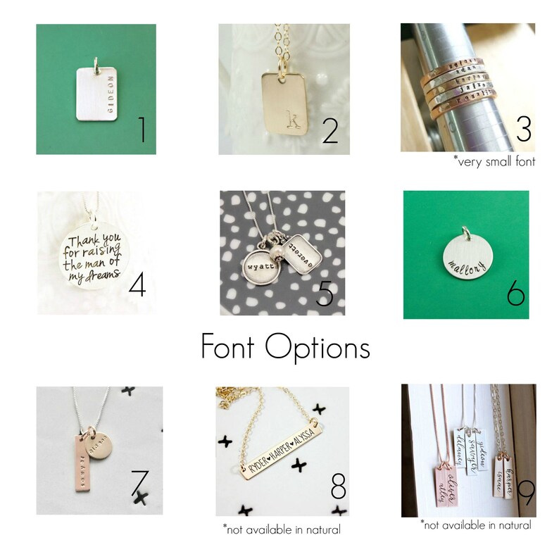 Personalized Tag Custom Round Tag With Names Name Pendant Etsy